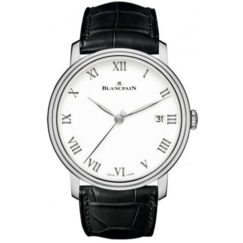 Blancpain Villeret 8 Days White Enamel Dial 18kt White Gold Men's Watch 6630-1531-55B watches