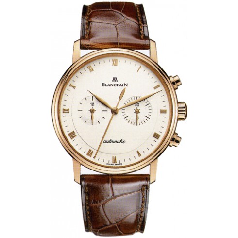 Blancpain Villeret Chronograph 18kt Rose Gold Men's Watch 4082-3642-55B watches