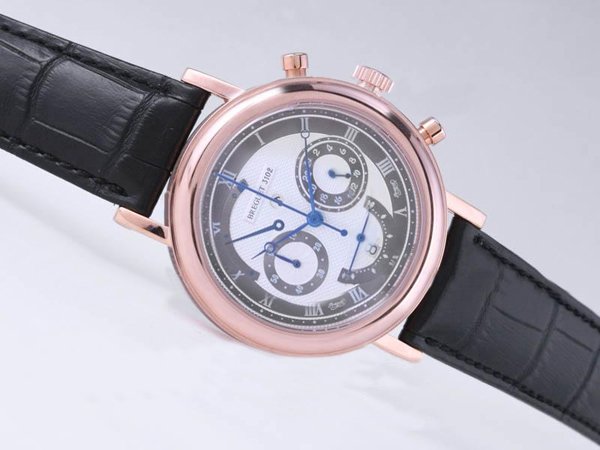 Breguet Classique Alarm 5707ER/29/9V6 Rose Gold Case Round White Dial Watch watches