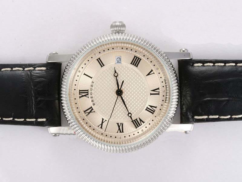 Breguet Classique Automatic 5177BA129V6 38mm Black Crocodile Leather Strap Mens Watch watches