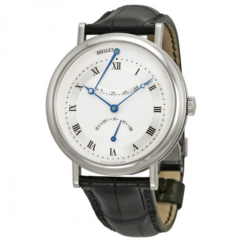 Breguet Classique Automatic Ultra Slim Silver Dial Black Leather Men's Watch 5207BB129V6 watches