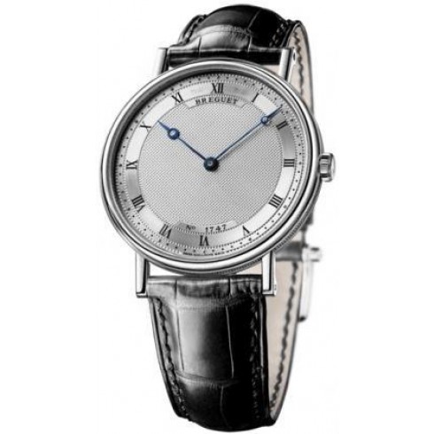 Breguet Classique Automatic Ultra Slim Silver Dial Leather Men's Watch 5157bb/11/9v6 watches