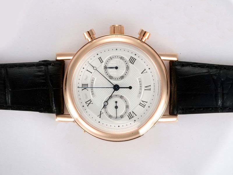 Breguet Classique Chronograph 5947BA/12/9V6 Manual Winding Mens 37mm Watch watches