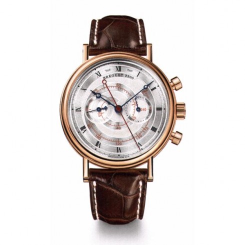 Breguet Classique Chronograph Silvered Gold Dial Men's Watch 5247BR/12/9V6 watches
