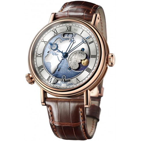 Breguet Classique Hora Mundi Men's Watch 5717BR-EU-9ZU watches