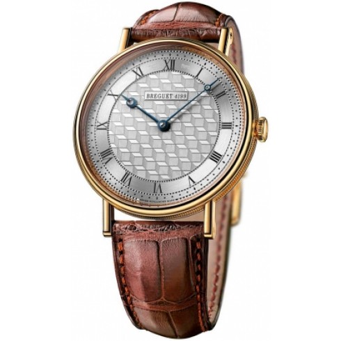 Breguet Classique Manual Wind Silver Dial Brown Leather Men's Watch 5967BA119W6 watches