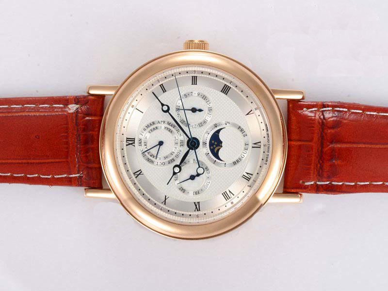 Breguet Classique Perpetual 5447BR/1E/9V6 Automatic Round White Dial Watch watches