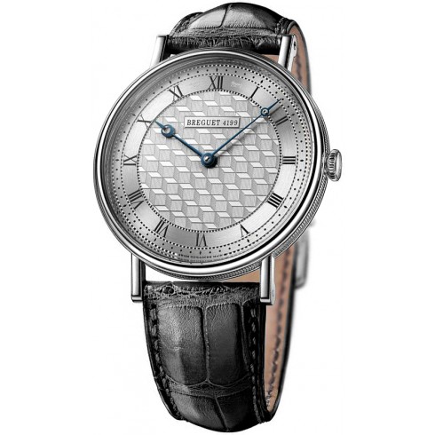 Breguet Classique Silver Dial Black Leather Strap Men's Watch 5967BB/11/9W6 watches