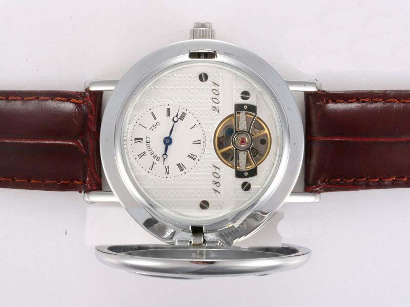 Breguet Classique Tourbillon 1801BB122W6 White Dial Stainless Steel Case Watch watches