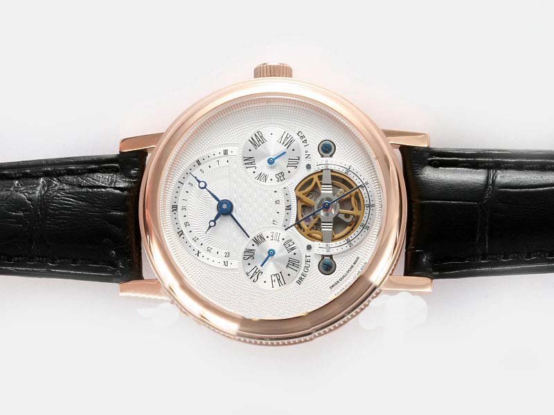 Breguet Classique Tourbillon 3757PT1E9V6 Black Crocodile Leather Strap 39mm Mens Watch watches