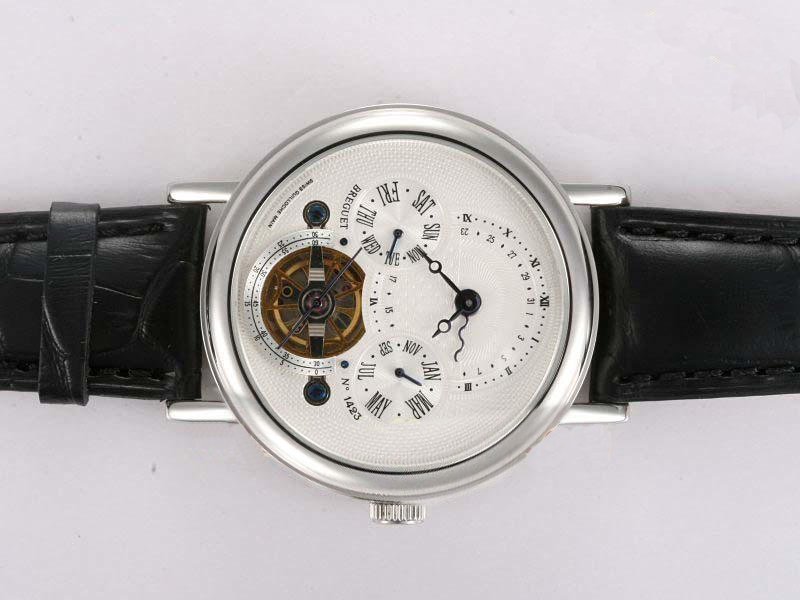 Breguet Classique Tourbillon 3757PT1E9V6 Manual Winding White Dial Round Watch watches