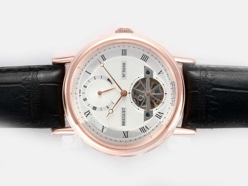Breguet Classique Tourbillon 5317BR129V6 White Dial Round Rose Gold Case Watch watches