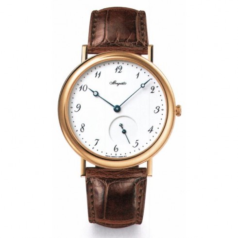 Breguet Classique White Dial Brown Leather Band 18 Carat Yellow Gold Case Men's Automatic Watch 5140/BA 12/9V6 watches