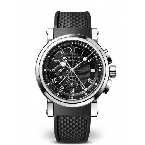 Breguet Marine 5823 Black Dial Chronograph Platinum Automatic Men's Watch 5823PTH25ZU watches