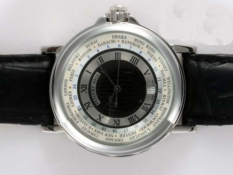 Breguet Marine 8490BA/12/964 Automatic Round Black Dial Watch watches