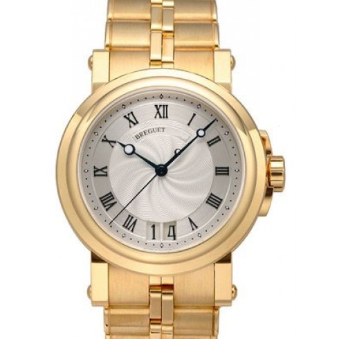 Breguet Marine Automatic Silver Dial 18kt Yellow Gold Men's Watch 5817BA12AV0 watches