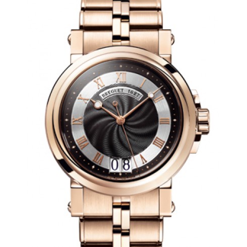 Breguet Marine Black Dial 18kt Rose Gold Automatic Men's Watch 5817BRZ2RV0 watches
