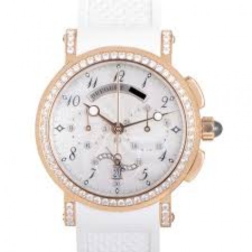 Breguet Marine Chronograph White Dial Ladies Watch 8828BR5D586DD00 watches