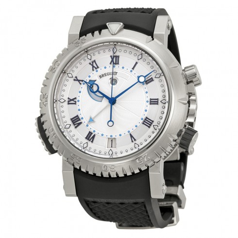 Breguet Marine Royal Rubber Stainless Steel Men's Watch 5847BB/12/5ZV watches