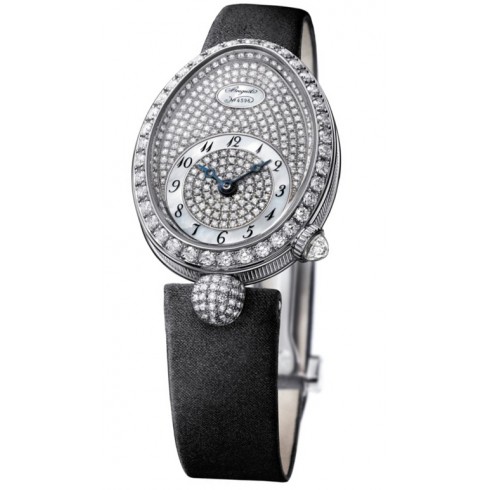 Breguet Reine de Naples Diamond Pave Dial Ladies Watch 8928BB/8D/844.DD0D watches