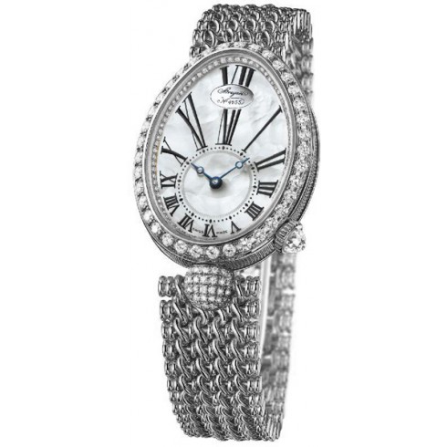 Breguet Reine de Naples Mother of Pearl 18kt White Gold Ladies Watch 8928BB51J20DD00 watches