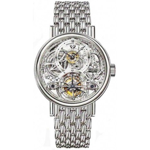 Breguet Tourbillion Skeleton Dial Platinum Men's Watch 3355PT00PA0 watches