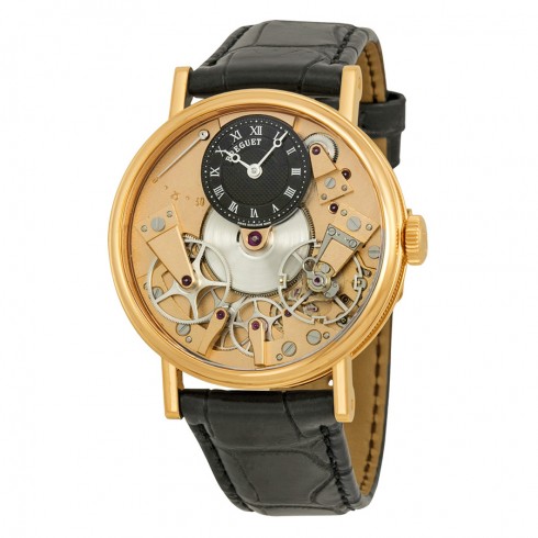 Breguet Tradition Automatic Skeleton Dial 18 kt Rose Gold Men's Watch 7027BRR99V6 watches