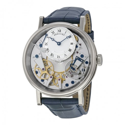 Breguet Tradition Automatic Skeleton Dial 18 kt White Gold Men's Watch 7057BB119W6 watches