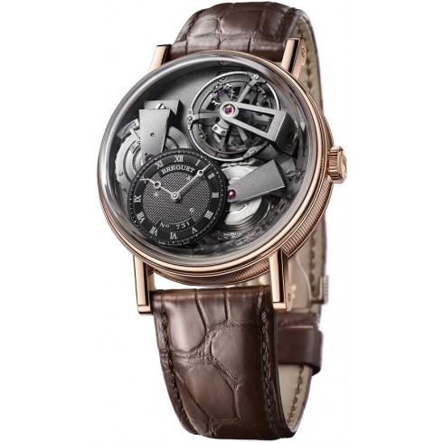 Breguet Tradition Tourbillon Black Dial Men's Watch 7047BR/G9/9ZU watches