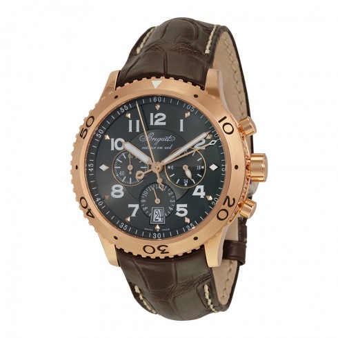 Breguet Transatlantique Type XXI Flyback Chronograph Rose Gold Men's Watch 3810BR929ZU watches