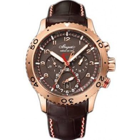 Breguet Transatlantique Type XXII Flyback Brown Dial Men's Watch 3880BRZ29XV watches
