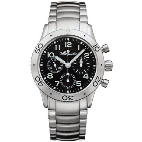 Breguet Type XX Aeronavale Black Dial Stainless Steel Automatic Men's Watch 3800ST92SW9 watches