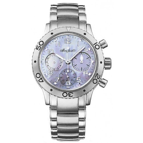 Breguet Type XX Transatlantique Mother of Pearl Dial Stainless Steel Men's Watch 4820ST59S76 watches