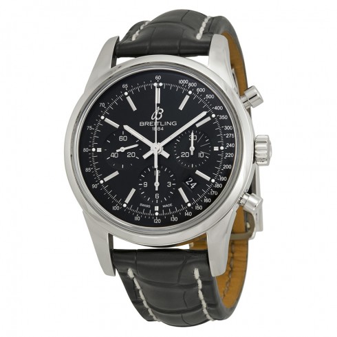 Breiting Transocean Chronograph Black Dial Men's Watch AB015212-BA99BKCD watches