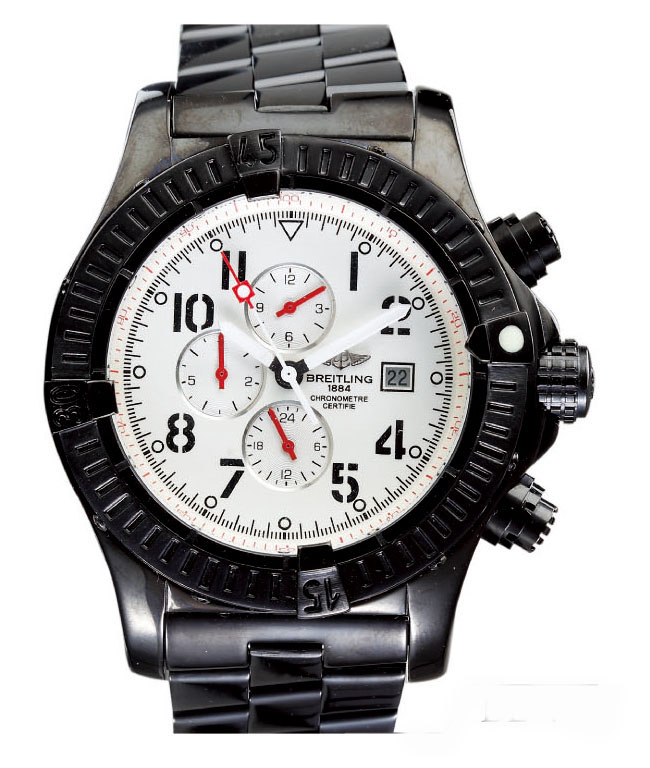 Breitling Aeromarine Chrono Avenger A13380 Stainless Steel Bezel Stainless Steel Case Midsize Watch watches