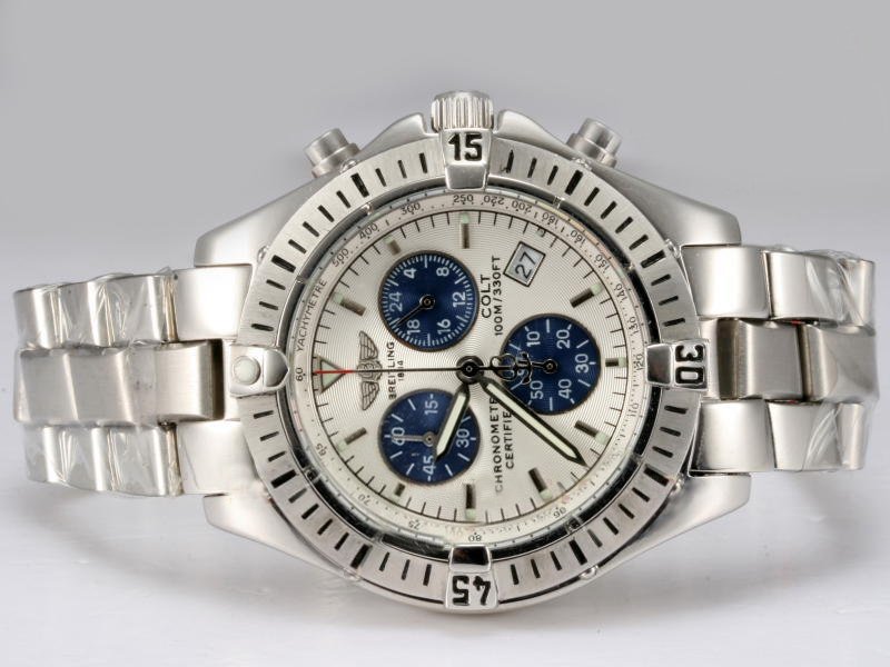 Breitling Aeromarine Chrono Colt A73380 Stainless Steel Bezel Stainless Steel Case Watch watches