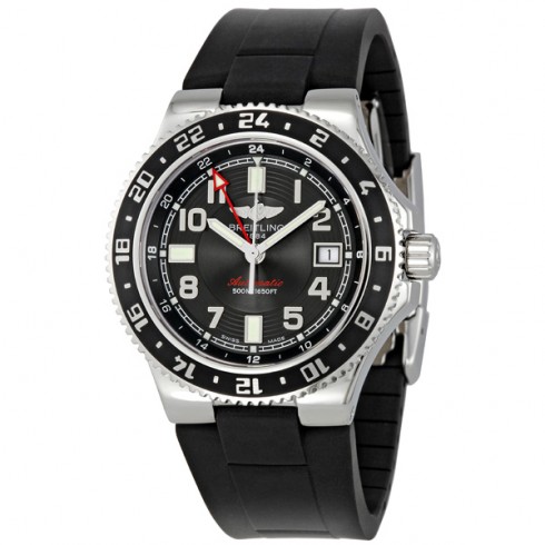 Breitling Aeromarine Superocean GMT Black Dial Men's Watch A3238011-BA38BKRD watches