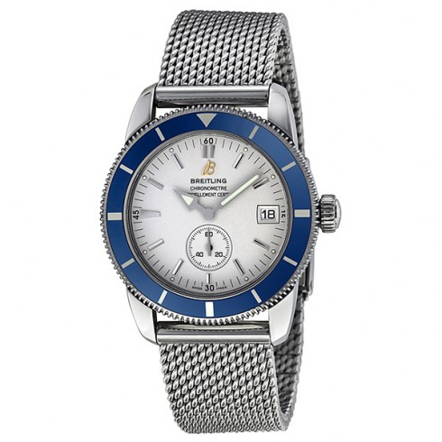 Breitling Aeromarine Superocean Heritage 38 Silver Dial Men's Watch A3732016-G641 watches