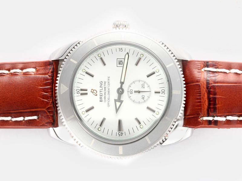 Breitling Aeromarine Superocean Heritage 38 Steel Midsize Stainless Steel Bezel Watch watches