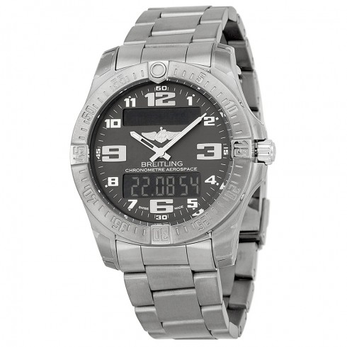 Breitling Aerospace Evo Grey Dial Watch E7936310-F562TI watches