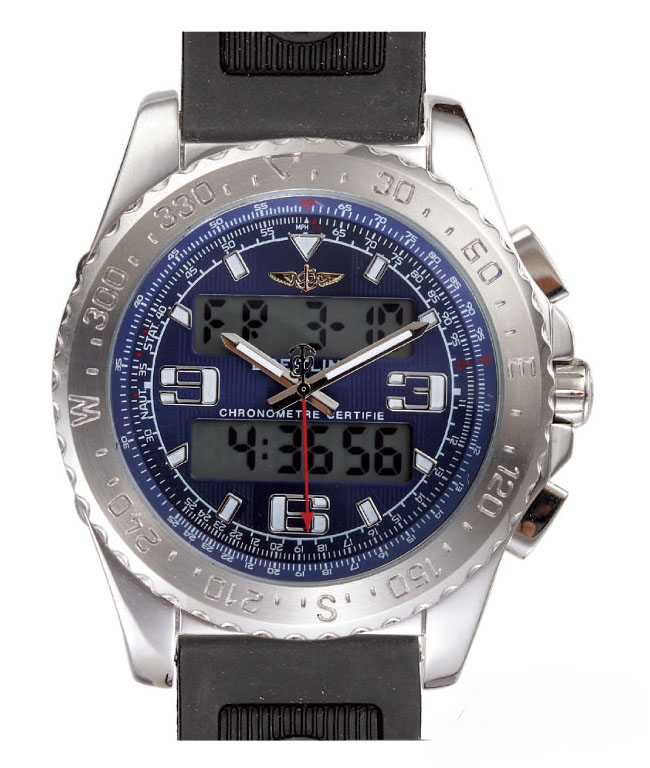 Breitling Airwolf E7936210/Q572-2lT Stainless Steel Bezel Grey Dial Quartz Watch watches