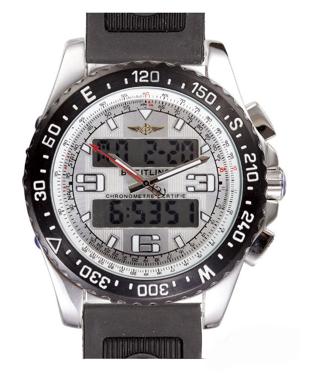 Breitling Airwolf E7936210-Q572TI Round Quartz White Dial Watch watches