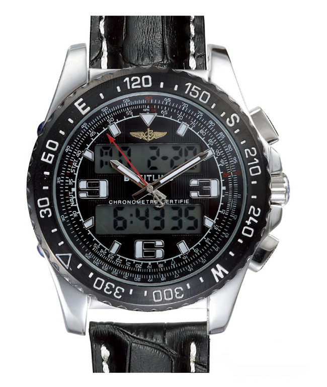 Breitling Airwolf Raven J7936211/B781 Black Dial 43.5mm Quartz Watch watches