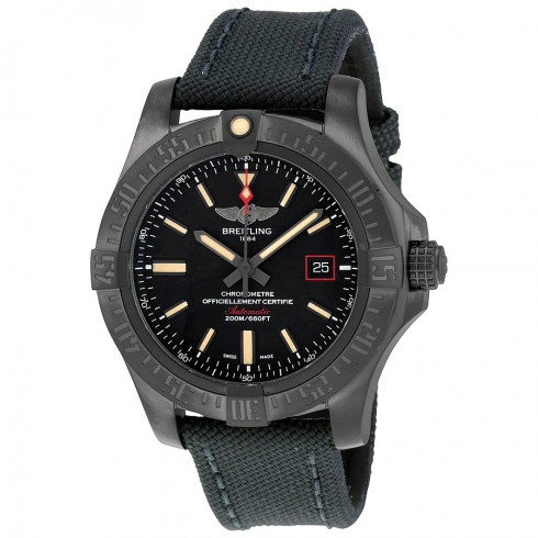 Breitling Avenger Blackbird Automatic Black Dial Titanium Men's Watch V1731110-BD74GCVT watches