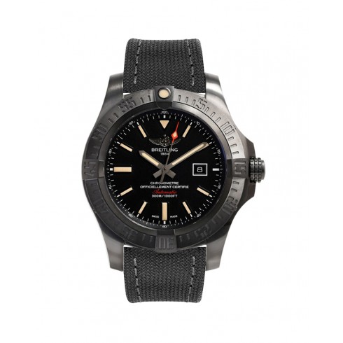 Breitling Avenger Blackbird Black Dial Nylon Strap Automatic Men's Watch V1731010-BD12BKNT watches