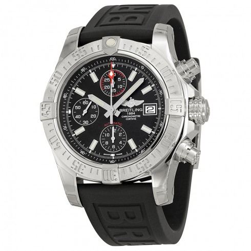 Breitling Avenger II Automatic Black Dial Black Rubber Men's Watch A1338111-BC32BKPT3 watches
