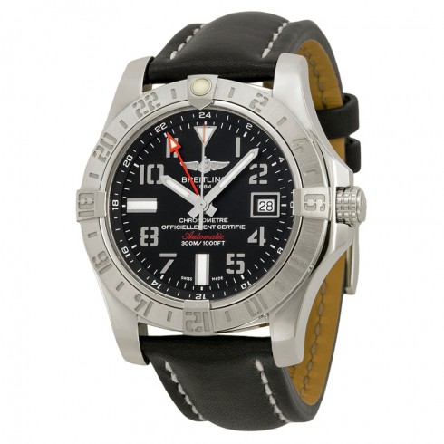 Breitling Avenger II GMT Black Dial Automatic Men's Watch A3239011-BC34BKLT watches