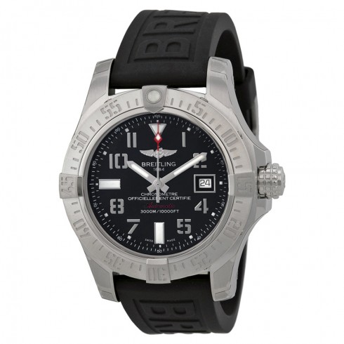 Breitling Avenger II Seawolf Automatic Black Dial Black Rubber Men's Watch A1733110-BC31BKPT3 watches
