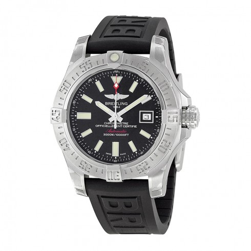 Breitling Avenger II Seawolf Black Dial Black Rubber Automatic Men's Watch A1733110-BC30BKPD3 watches