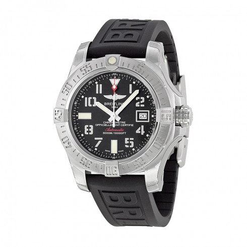 Breitling Avenger II Seawolf Black Dial Black Rubber Automatic Men's Watch A1733110-BC31BKPD3 watches